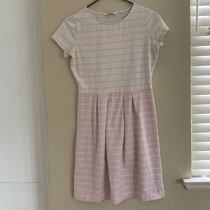 Isaac Mizrahi Fit and Flare Stripe Knit Dress Size XXS